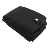 Collapsible Cat Litter Box Cloth Waterproof Outdoor Portable Cat Litter Box for Travel M Black