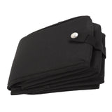 Collapsible Cat Litter Box Cloth Waterproof Outdoor Portable Cat Litter Box for Travel M Black