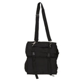 Roll Up Tool Bag 600D Oxford Cloth Detachable Storage Shoulder Bag for Hardware Electrician Tool Black