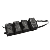 Roll Up Tool Bag 600D Oxford Cloth Detachable Storage Shoulder Bag for Hardware Electrician Tool Black - Close-Up Angle