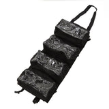 Roll Up Tool Bag 600D Oxford Cloth Detachable Storage Shoulder Bag for Hardware Electrician Tool Black - Low Angle