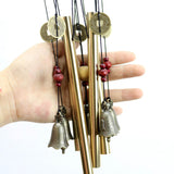 Metal Wooden Bell Wind Chimes Wall Hanging Home Decorative Pendants for Door Balcony G 19