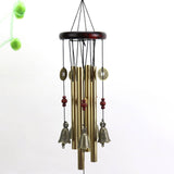 Metal Wooden Bell Wind Chimes Wall Hanging Home Decorative Pendants for Door Balcony G 19 - 45-Degree Angle