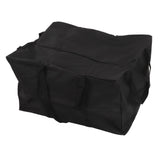 BBQ Tool Bag Portable Waterproof Dustproof Wear Resistant Black BBQ Grilling Tool Storage Tote Bag 74x57x43cm