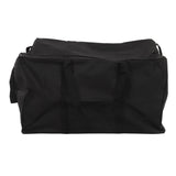 BBQ Tool Bag Portable Waterproof Dustproof Wear Resistant Black BBQ Grilling Tool Storage Tote Bag 74x57x43cm