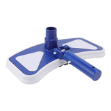 Weighted Butterfly Pool Vacuum Head Swimming Pool Vacuum Head with Wheel Side Brush for Water Parks Aquariums Fish Ponds