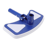Weighted Butterfly Pool Vacuum Head Swimming Pool Vacuum Head with Wheel Side Brush for Water Parks Aquariums Fish Ponds - 45-Degree Angle