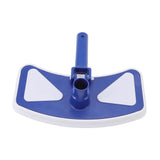 Weighted Butterfly Pool Vacuum Head Swimming Pool Vacuum Head with Wheel Side Brush for Water Parks Aquariums Fish Ponds - Close-Up Angle