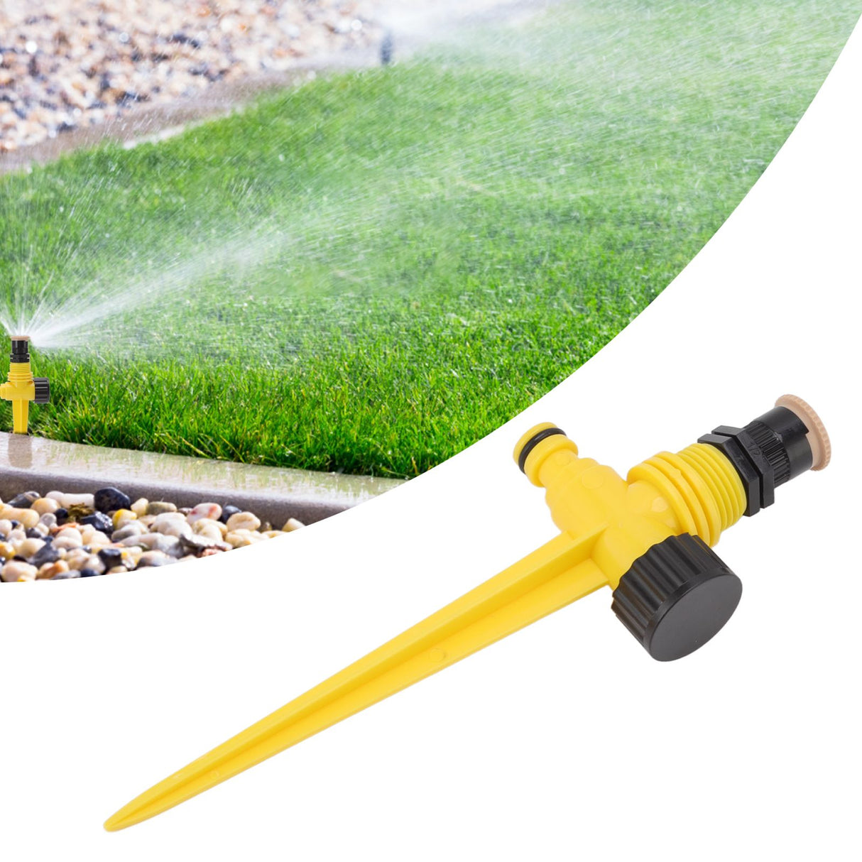 Sprinkler Head Replacement Nozzle 360 Degree Garden Irrigation Green Cooling Watering Equipment