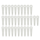32PCS Plastic Cutter Blades Lawn Mower Blade Replacement Grass Trimmer Head Accessories