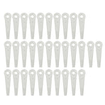 32PCS Plastic Cutter Blades Lawn Mower Blade Replacement Grass Trimmer Head Accessories