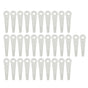 32PCS Plastic Cutter Blades Lawn Mower Blade Replacement Grass Trimmer Head Accessories
