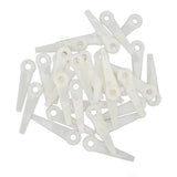 32PCS Plastic Cutter Blades Lawn Mower Blade Replacement Grass Trimmer Head Accessories