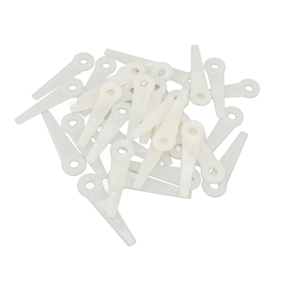 32PCS Plastic Cutter Blades Lawn Mower Blade Replacement Grass Trimmer Head Accessories