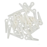 32PCS Plastic Cutter Blades Lawn Mower Blade Replacement Grass Trimmer Head Accessories - Close-Up Angle