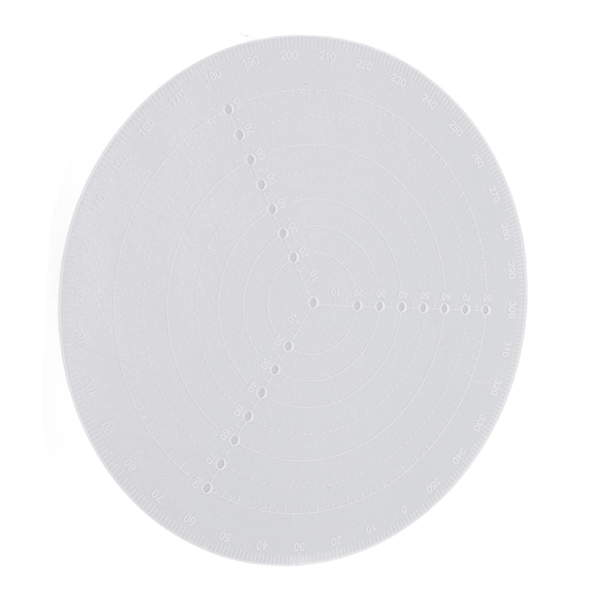 Round Center Finder Acrylic Semi Transparent Compass Drawing Measurement Tools for Woodwork Turning