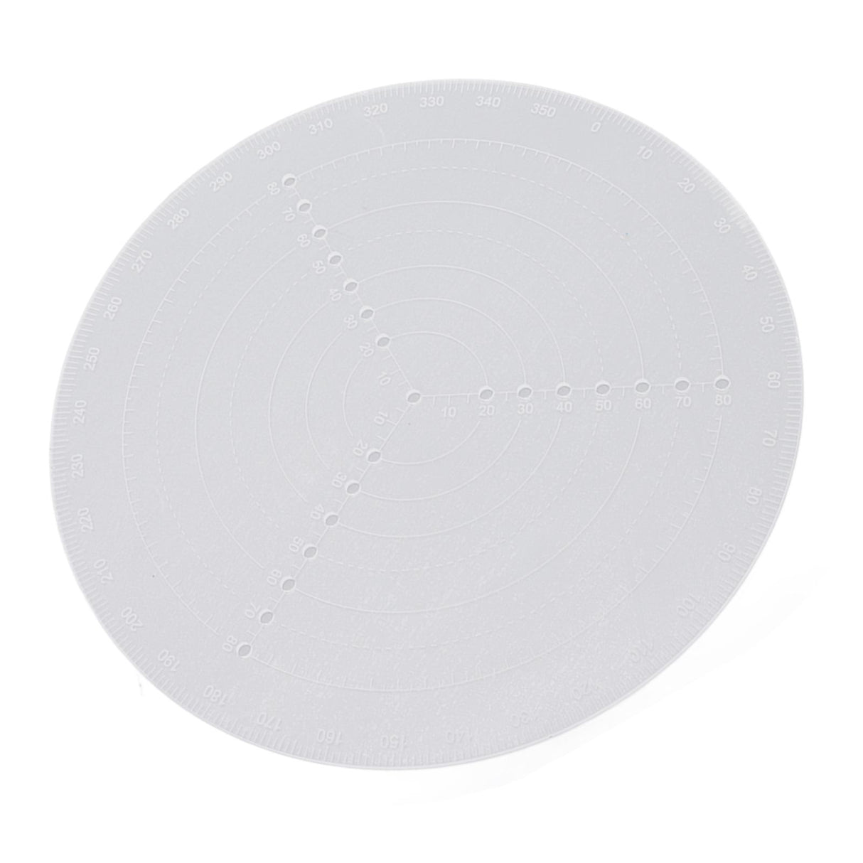 Round Center Finder Acrylic Semi Transparent Compass Drawing Measurement Tools for Woodwork Turning