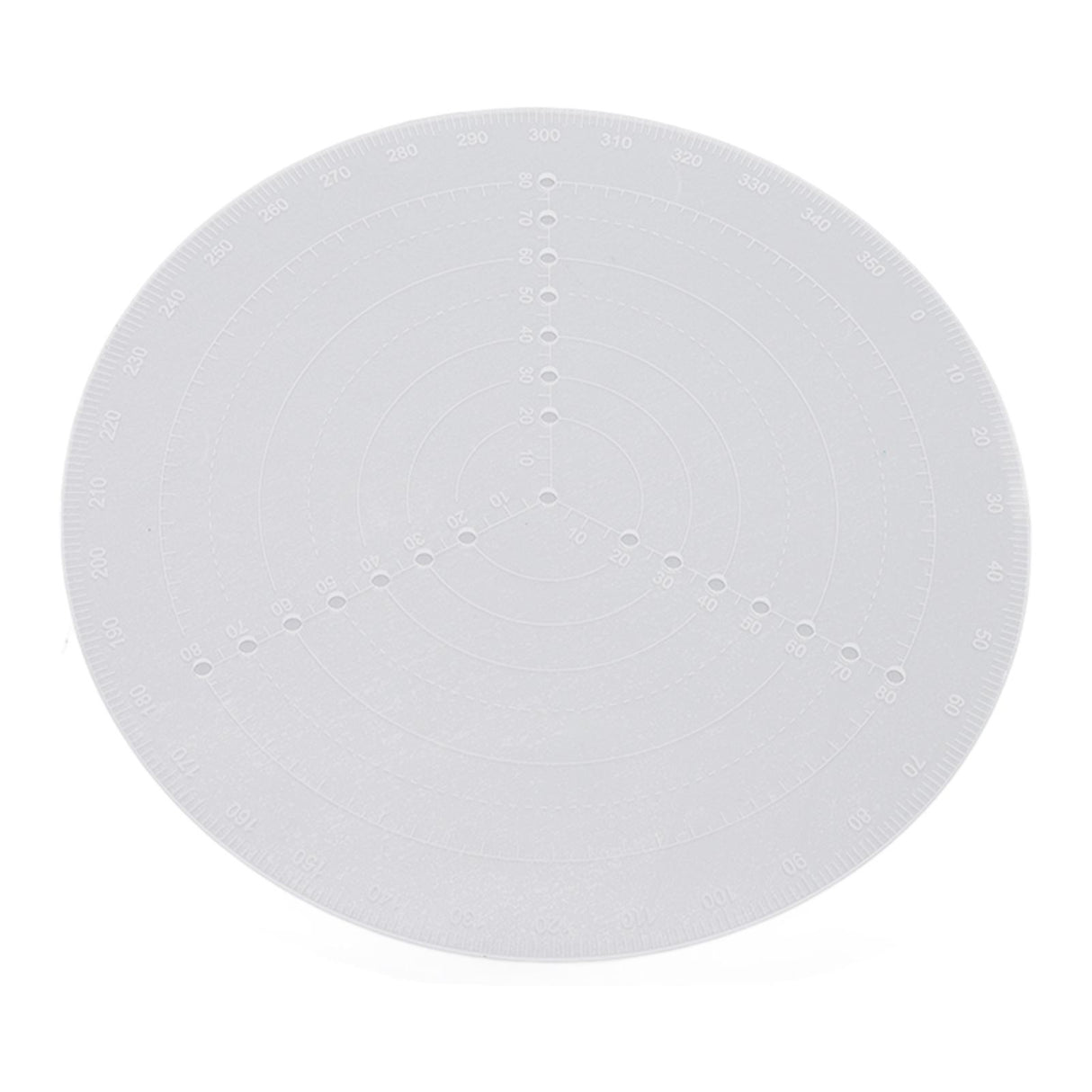 Round Center Finder Acrylic Semi Transparent Compass Drawing Measurement Tools for Woodwork Turning