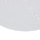 Round Center Finder Acrylic Semi Transparent Compass Drawing Measurement Tools for Woodwork Turning