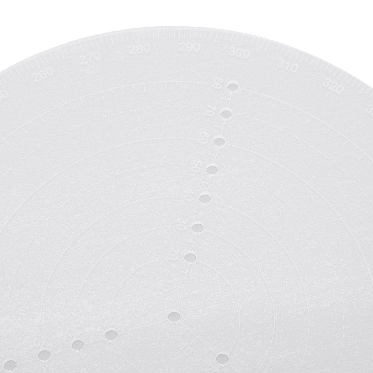 Round Center Finder Acrylic Semi Transparent Compass Drawing Measurement Tools for Woodwork Turning