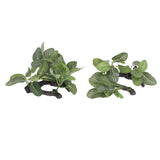 2pcs Aquarium Plants Decorations High Simulation Fish Tank Artificial Landscaping Plants for Fish Tanks Aquariums