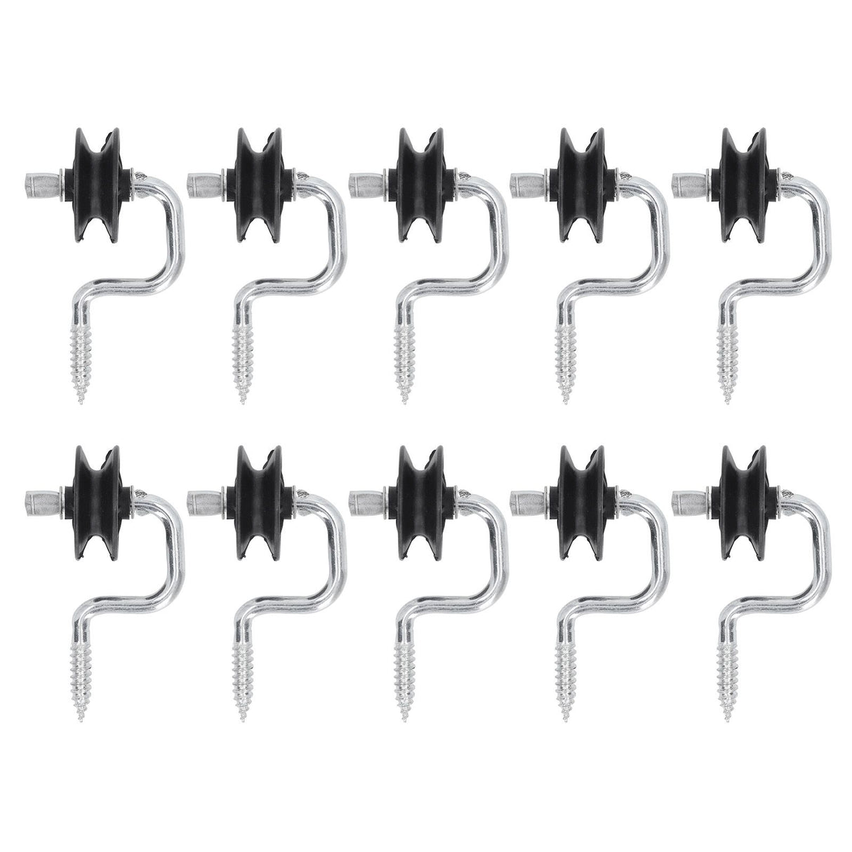 10 Pack Field Electronic Fence Front End Accessories Self Tapping Insulators Screw In Corner Insulators Fixed to Stake Wiring