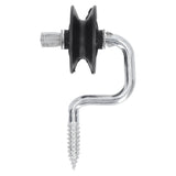 10 Pack Field Electronic Fence Front End Accessories Self Tapping Insulators Screw In Corner Insulators Fixed to Stake Wiring