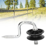 10 Pack Field Electronic Fence Front End Accessories Self Tapping Insulators Screw In Corner Insulators Fixed to Stake Wiring