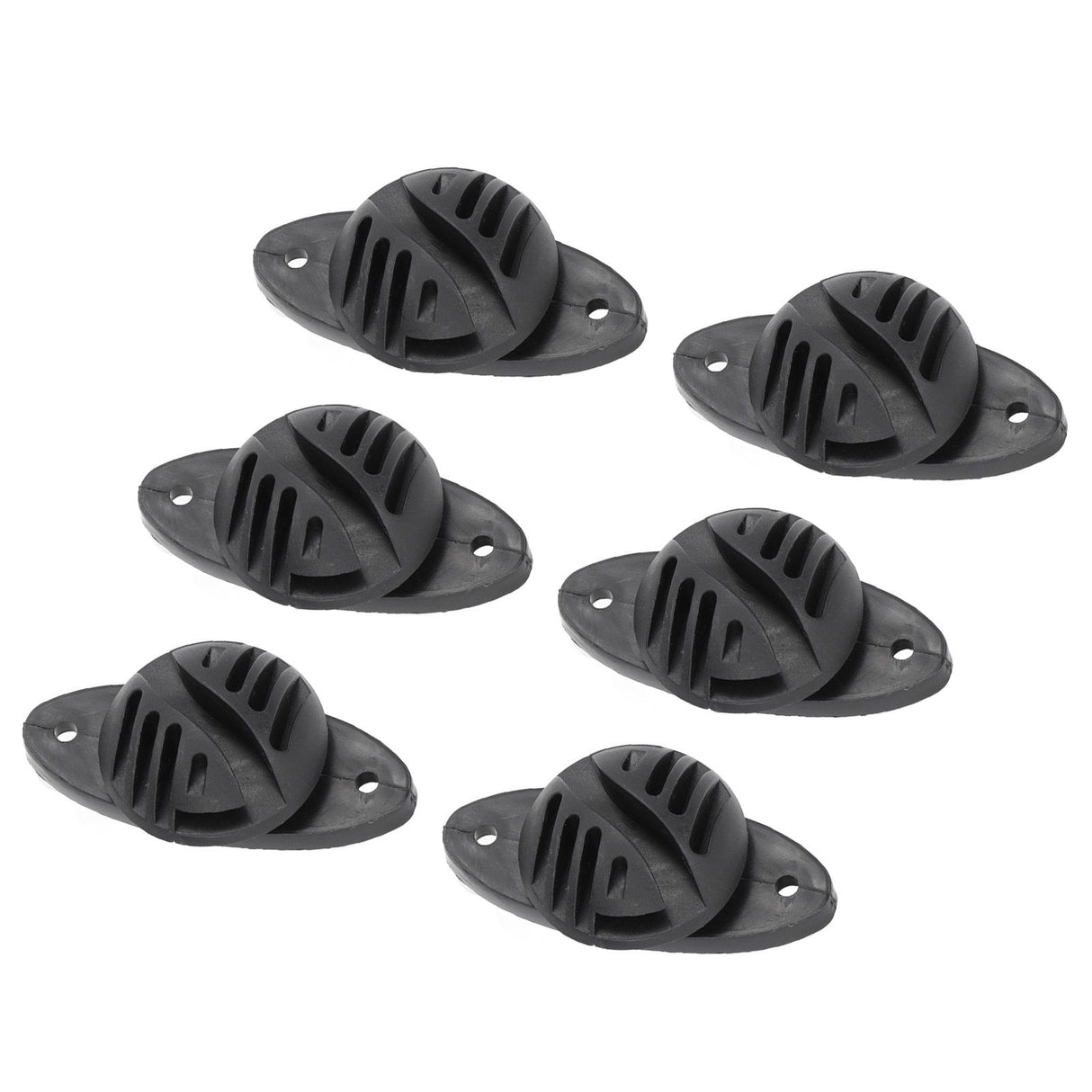 100 PCS Electric Fence Insulator Intermediate Bearing Rod Hemispherical Insulator Fence Front End System Accessories Withstand 15KV