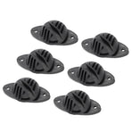 100 PCS Electric Fence Insulator Intermediate Bearing Rod Hemispherical Insulator Fence Front End System Accessories Withstand 15KV