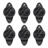 100 PCS Electric Fence Insulator Intermediate Bearing Rod Hemispherical Insulator Fence Front End System Accessories Withstand 15KV