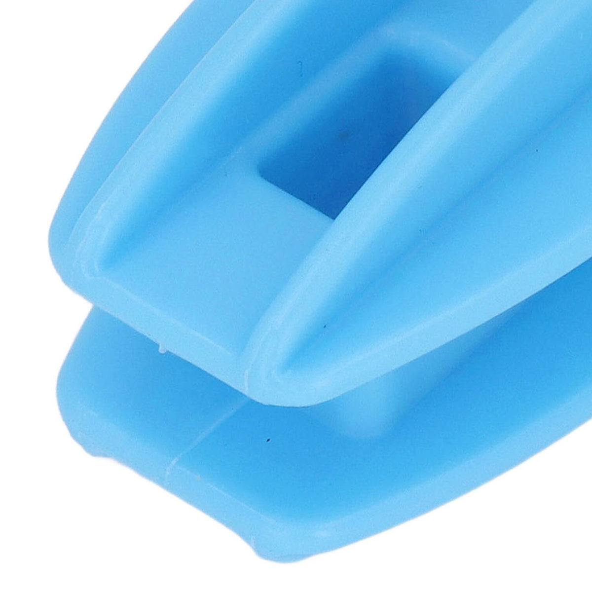 100PCS Electric Fence Insulator Weather Resistant ABS Square Tube Post Insulator for Steel Wire Blue