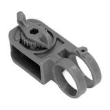 40Pcs Electric Fence Insulator Tightener Firmly Fixing Corrosion Resistance Tube Post Insulator Tensioner Black - 45-Degree Angle