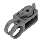 40Pcs Electric Fence Insulator Tightener Firmly Fixing Corrosion Resistance Tube Post Insulator Tensioner Black - Close-Up Angle