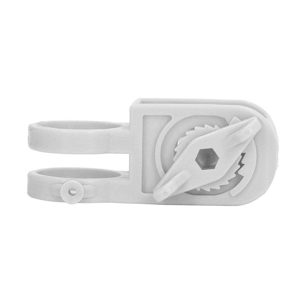 40Pcs Electric Fence Insulator Tightener Firmly Fixing Corrosion Resistance Tube Post Insulator Tensioner Grey
