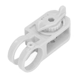 40Pcs Electric Fence Insulator Tightener Firmly Fixing Corrosion Resistance Tube Post Insulator Tensioner Grey - Close-Up Angle