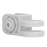 40Pcs Electric Fence Insulator Tightener Firmly Fixing Corrosion Resistance Tube Post Insulator Tensioner Grey