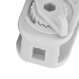 40Pcs Electric Fence Insulator Tightener Firmly Fixing Corrosion Resistance Tube Post Insulator Tensioner Grey