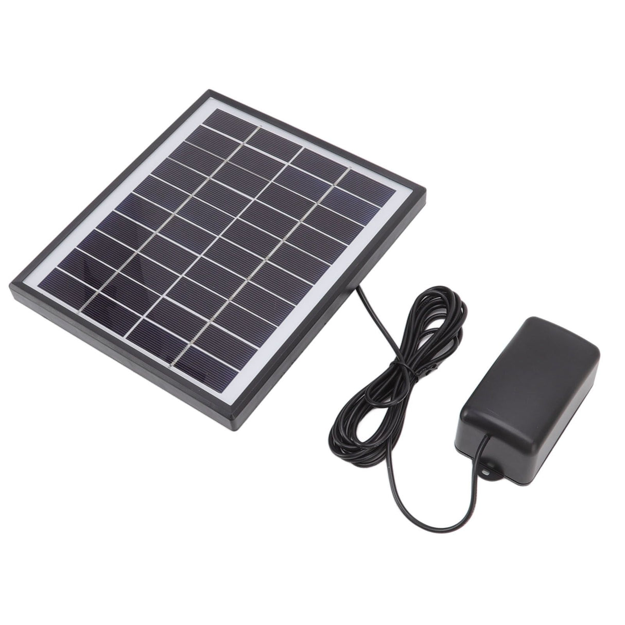 Solar Oxygen Pump 10V 6W Shockproof Small Lightweight Solar Water Air Pump for Fish Tanks Aquariums Swimming Pools