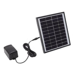 Solar Oxygen Pump 10V 6W Shockproof Small Lightweight Solar Water Air Pump for Fish Tanks Aquariums Swimming Pools