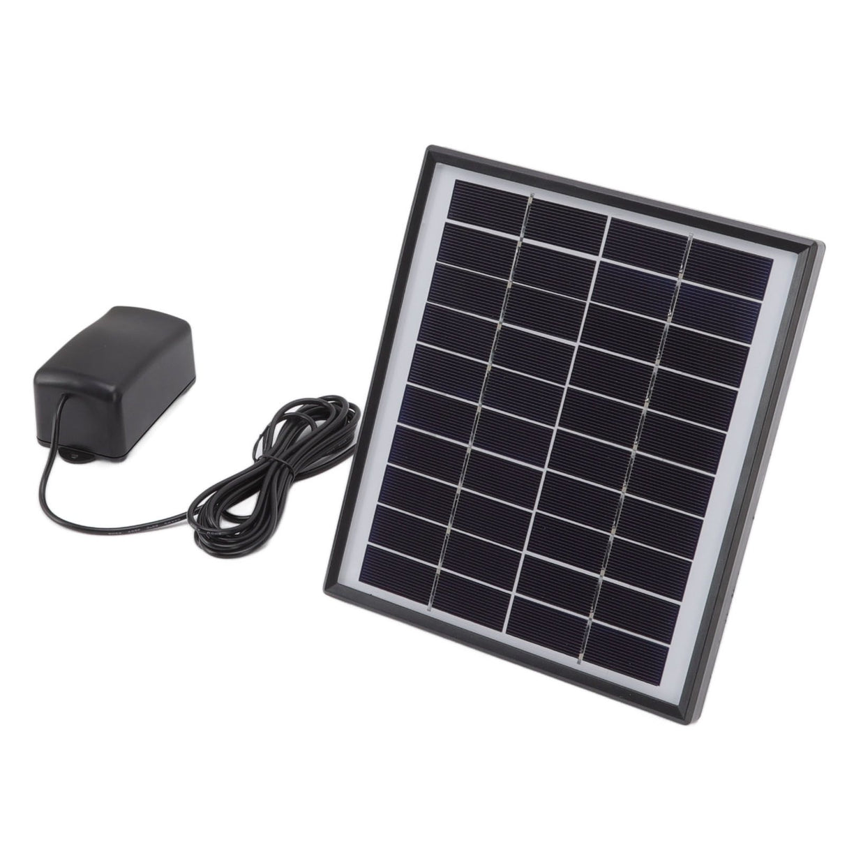Solar Oxygen Pump 10V 6W Shockproof Small Lightweight Solar Water Air Pump for Fish Tanks Aquariums Swimming Pools