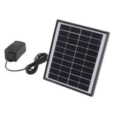 Solar Oxygen Pump 10V 6W Shockproof Small Lightweight Solar Water Air Pump for Fish Tanks Aquariums Swimming Pools