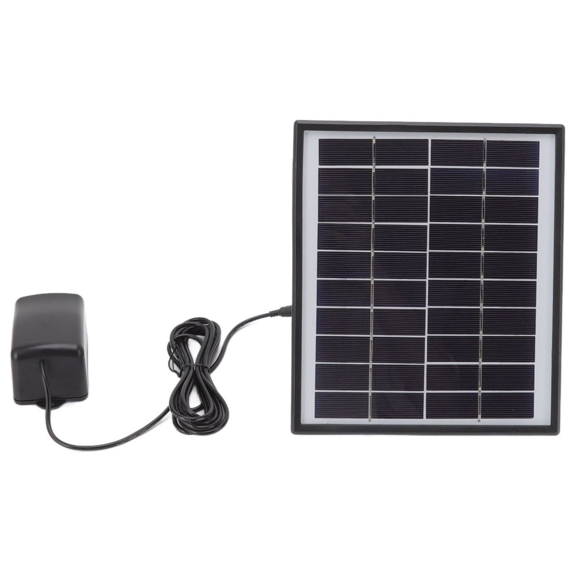 Solar Oxygen Pump 10V 6W Shockproof Small Lightweight Solar Water Air Pump for Fish Tanks Aquariums Swimming Pools