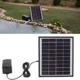 Solar Oxygen Pump 10V 6W Shockproof Small Lightweight Solar Water Air Pump for Fish Tanks Aquariums Swimming Pools