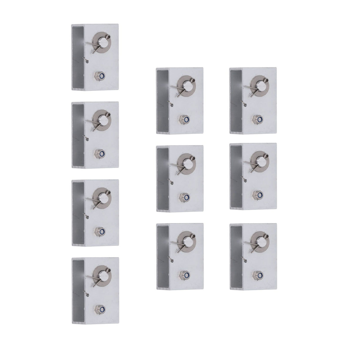10pcs Electric Fence Wire Tensioner Aluminum Alloy Tension Fence Inline Tightener Anti Theft Alarm for Farm Safety