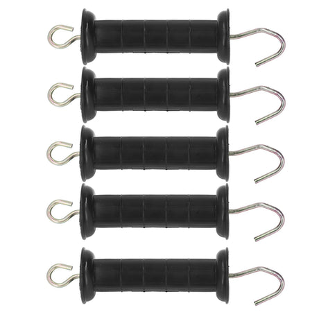5Pcs Electric Fence Handle Insulated Gate Grip Bar with Metal Hook for Farm Pasture, image 3