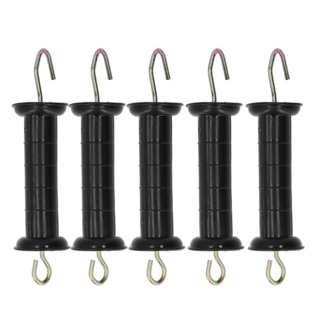 5Pcs Electric Fence Handle Insulated Gate Grip Bar with Metal Hook for Farm Pasture, image 5