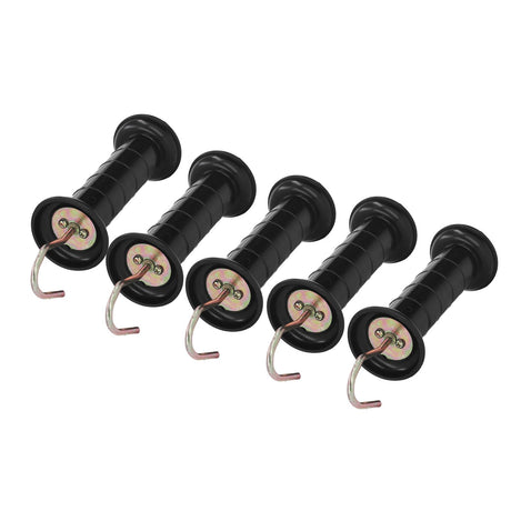5Pcs Electric Fence Handle Insulated Gate Grip Bar with Metal Hook for Farm Pasture, image 6