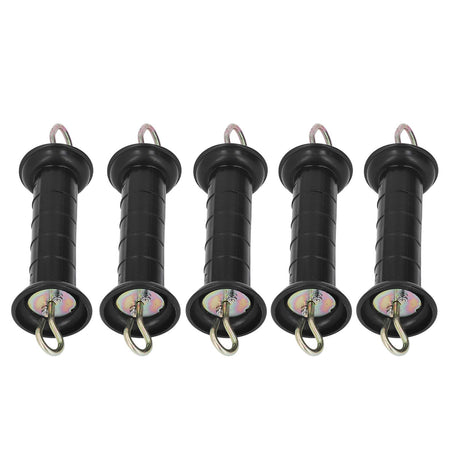 5Pcs Electric Fence Handle Insulated Gate Grip Bar with Metal Hook for Farm Pasture, image 7