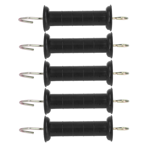5Pcs Electric Fence Handle Insulated Gate Grip Bar with Metal Hook for Farm Pasture, image 8